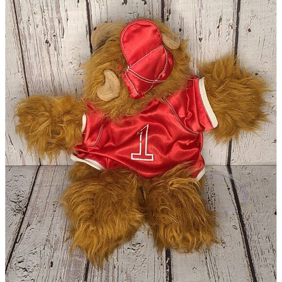 8" Vintage Alf Hand Puppet Plush w/ Orbiter's Baseball Uniform Burger King Toy - Picture 2 of 5